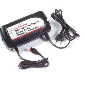 Yu-Power 4a 24v Battery Charger with UK Plug / YU-POWER 2A Battery Charger - YPC4A24 Yuasa - Image 1