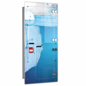 Bie 25mm. Panel Decorativo Vertical Personalizable en Metacrilato 1510 x 720 x 8 mm - EACILINE 3VT45 Easi - Imagen 4
